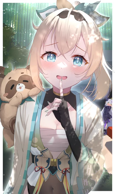 しーっでござるよ…?

#いろはにも絵を 