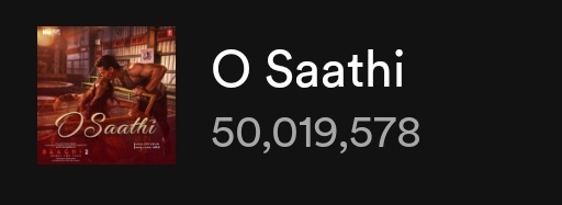 Rafaazzzzzz's tweet photo. #OSaathi crosses 50 million streams on spotify and becomes 3rd @itsaadee song to hit this milestone after #DilDiyanGallan and #JeenaJeena
#AtifAslam #Aadeez https://t.co/ZQZ5H4TEfV