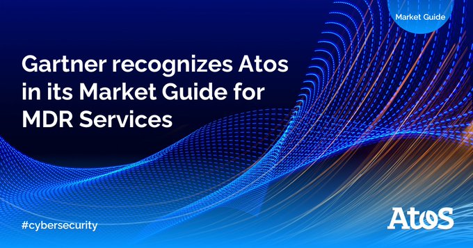 🏆 @Gartner_inc recognizes Atos in its Market Guide for Managed Detection and Response...