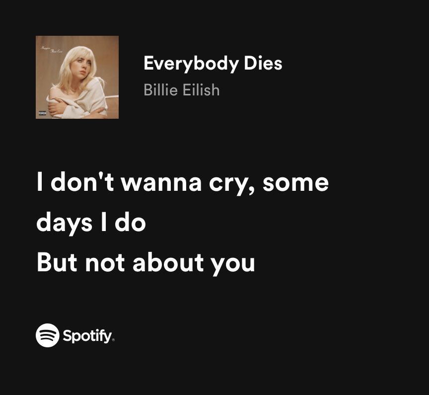 Everybody Dies | Billie Eilish