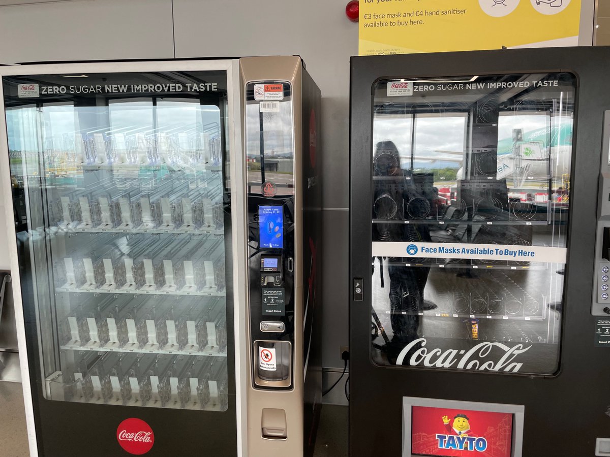 Flight delayed till 12:15. Stuck at South Gates area of <a href="/DublinAirport/">Dublin Airport</a>, and was told there would be refreshments here. Spoilt for choice with a single Yorkie bar!  

#DublinAirport #TravelFail #AerLingus