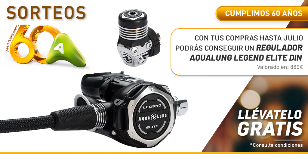 AlvarezSub's tweet image. Cumplimos 60 años!!! 🥳 Celébralo con nosotros con un 𝗦𝗢𝗥𝗧𝗘𝗢 𝗘𝗦𝗣𝗘𝗖𝗜𝗔𝗟 😊 Con tus compras hasta julio puedes llevarte un REGULADOR AQUALUNG LEGEND ELITE DIN, valorado en 869€!!!⁣
👉 a-alvarez.com/buceo/aniversa…