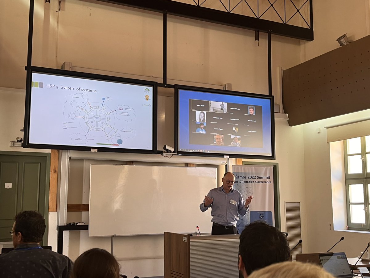 malenalopzreyes's tweet photo. Lieven Raes sharing insights about the use of Digital Twins in policy-making in cities during the OpenGov summer school in @uaegean #samossumit #samos2022 https://t.co/8tlMSdeb20