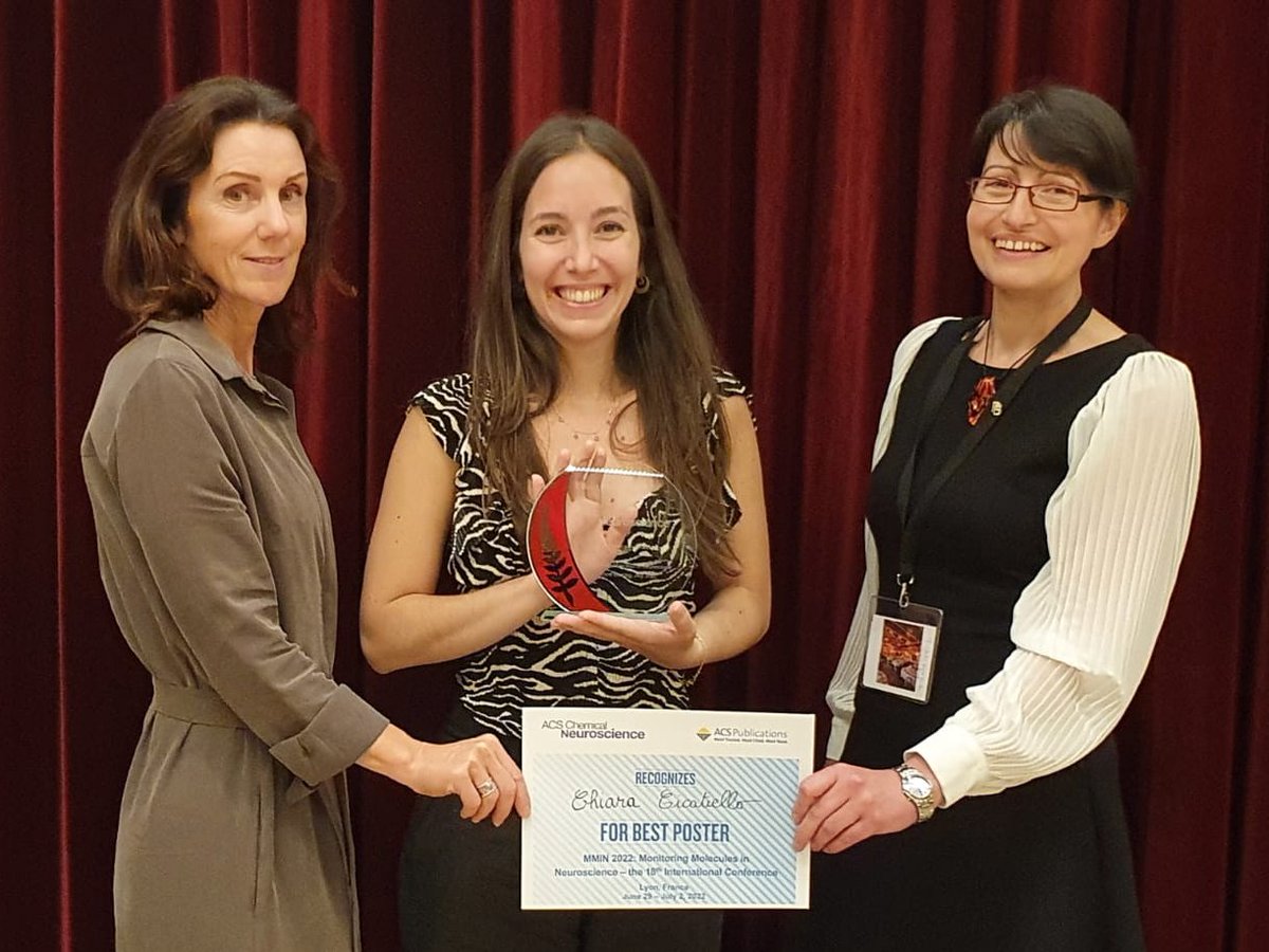 MMiN Lyon (@mmin_lyon) on Twitter photo Glad to share a picture of the best young scientist awarded by <a href="/ACSChemNeurosci/">ACSChemNeurosci</a>. It has been given to Chiara Cicatiello during #MMiNLyon gala dinner. A huge thank for your support!
<a href="/boutelle_lab/">Boutelle Lab</a> Glad to share a picture of the best young scientist awarded by <a href="/ACSChemNeurosci/">ACSChemNeurosci</a>. It has been given to Chiara Cicatiello during #MMiNLyon gala dinner. A huge thank for your support!
<a href="/boutelle_lab/">Boutelle Lab</a>