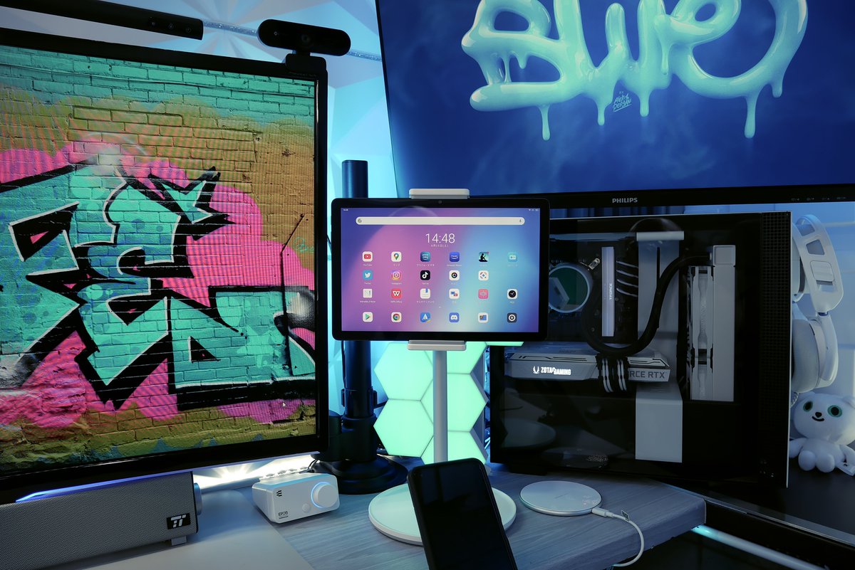 BlackviewPhone's tweet photo. The workspace with #Blackview #Tab12 that will ramp up your playfulness, productivity, and creativity. What's your desktop look like? 
https://t.co/qIdhbonqYR https://t.co/7TdeKXVkwg
