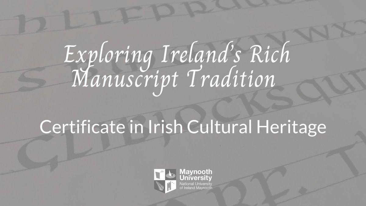 Irish Cultural Heritage (@heritagemu) on Twitter photo Exploring Irelandâs rich manuscript tradition including the materials of production e.g. vellum, quills, inks and illuminations.
We study of Irelands most treasured Gospel Books, The Book of Kells and The Book of Durrow.
maynoothuniversity.ie/irish-culturalâŠ
<a href="/CatholicUniv/">The Catholic University of America</a>
<a href="/univienna/">UniversitĂ€t Wien</a> Exploring Irelandâs rich manuscript tradition including the materials of production e.g. vellum, quills, inks and illuminations.
We study of Irelands most treasured Gospel Books, The Book of Kells and The Book of Durrow.
maynoothuniversity.ie/irish-culturalâŠ
<a href="/CatholicUniv/">The Catholic University of America</a>
<a href="/univienna/">UniversitÀt Wien</a>