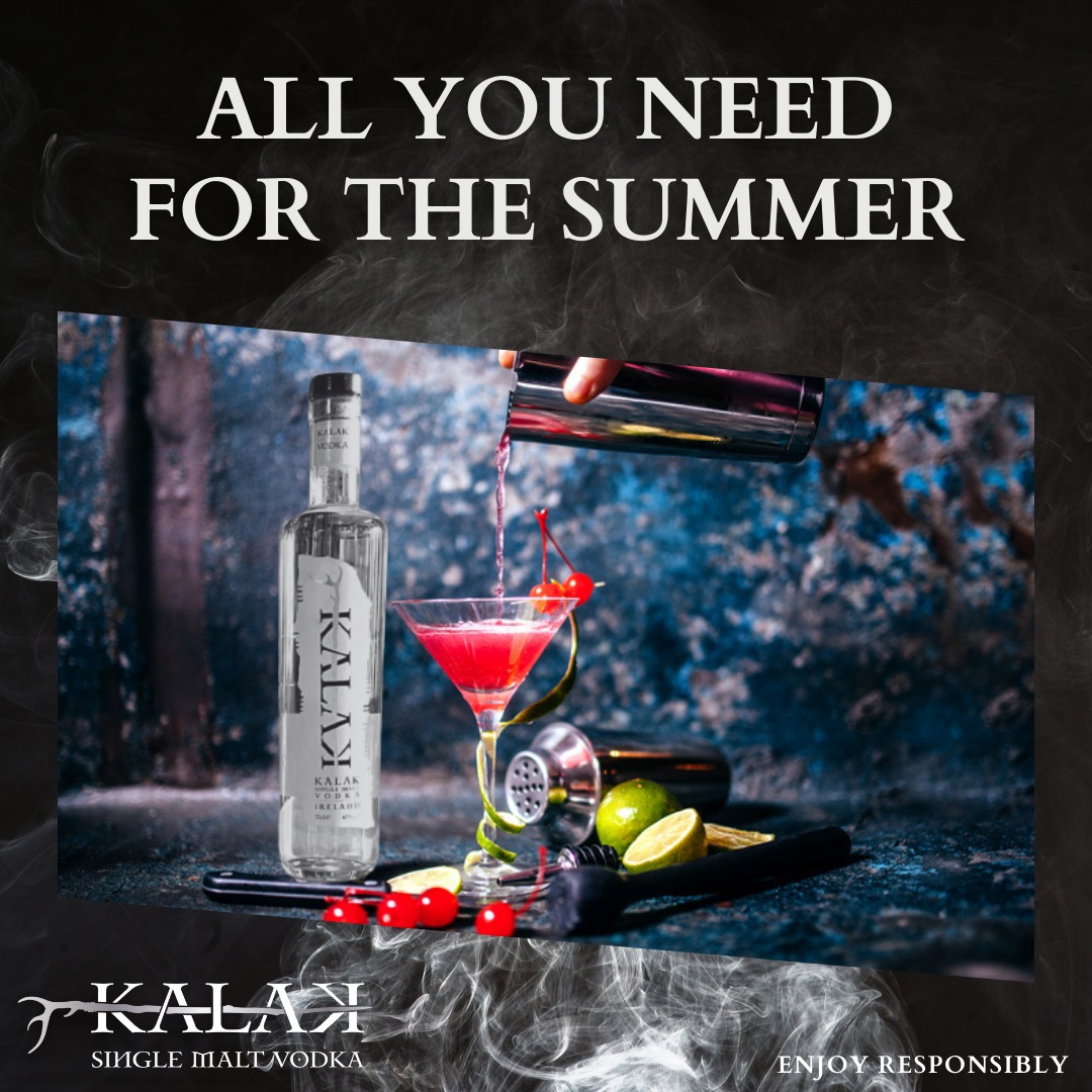 Enjoy the summer with Kalak

Get yours at kalakvodka.com

#KalakVodka #SingleMalt #Vodka