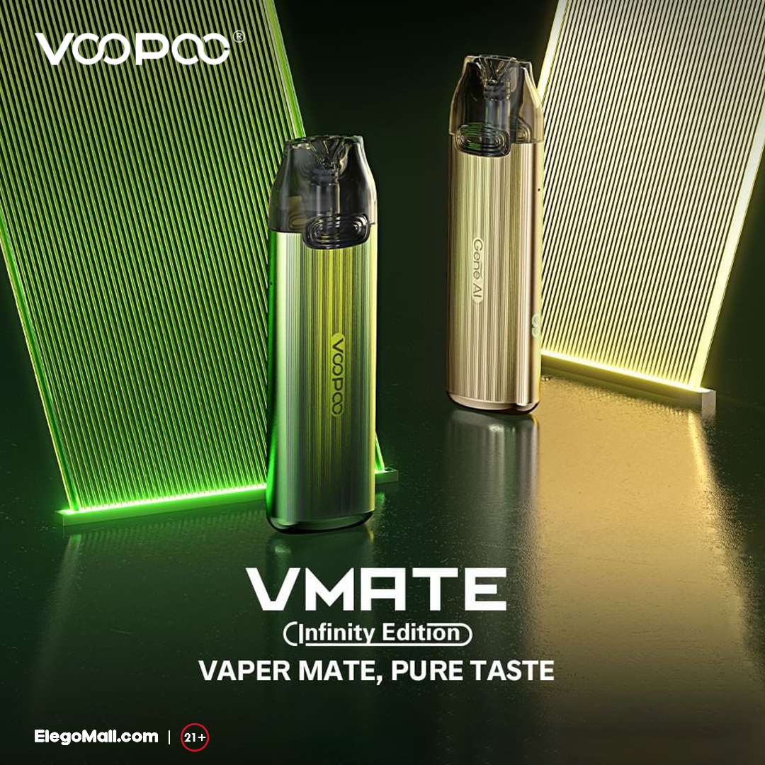 Learn about VOOPOO VMATE Infinity！
👉Upgraded Cartridge With ITO technology  
👉Dual-hole Leakage proof &amp; Antibacterial Mouthpiece

Warning: This product contains nicotine. Nicotine is an addictive chemical.⁣

#elegomall #vapeshop #vapewholesale #vapelife   #vapers  #voopoo