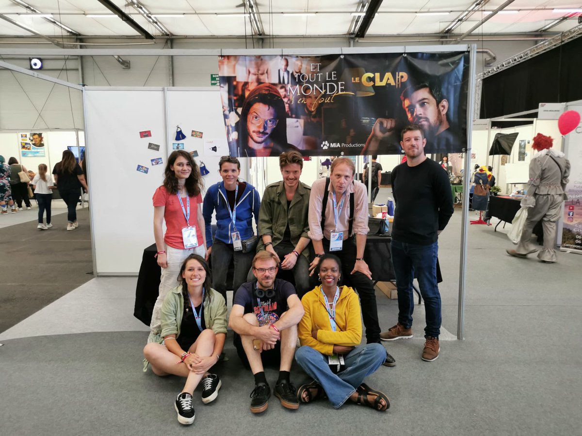 miaprod_fr's tweet photo. Ce week-end, nous étions très honoré d'être invité au @JapanTours37  en compagnie de nos 2 talents @ETLMSF et @Le__Clap ! Rencontres, dédicaces, photos, conférences et goodies... 

Nous avons pu montrer le beau travail de Mia Productions et ses équipes. https://t.co/LeVf3p1KO5