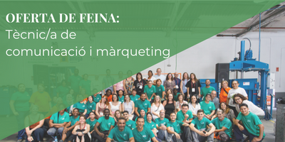 Solidanca's tweet photo. [OFERTA DE FEINA- INCORPORACIÓ IMMEDIATA]
📣A Solidança seguim ampliant l'equip!

▶️Busquem un/a tècnic/a de comunicació i màrqueting.

👉Envia el teu CV abans del dia 14/7 a raquel.casanovas@solidanca.cat 

▶️Més info:https://t.co/JdBgvm2zjO https://t.co/6YeM4f3a8H