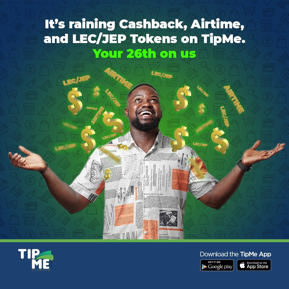 tipmeliberia's tweet photo. We na enter our independence season, continue to enjoy Cashless transactions with TipMe and win some Cash, Airtme, LEC/JEP Tokens back.
             
#TipMeLiberia
#DoItAllWIthTipMe
#epayment
#Fintech
#MoneyTransfer
#MamaLiberia
#LibWeHere https://t.co/DXBCUpALbf