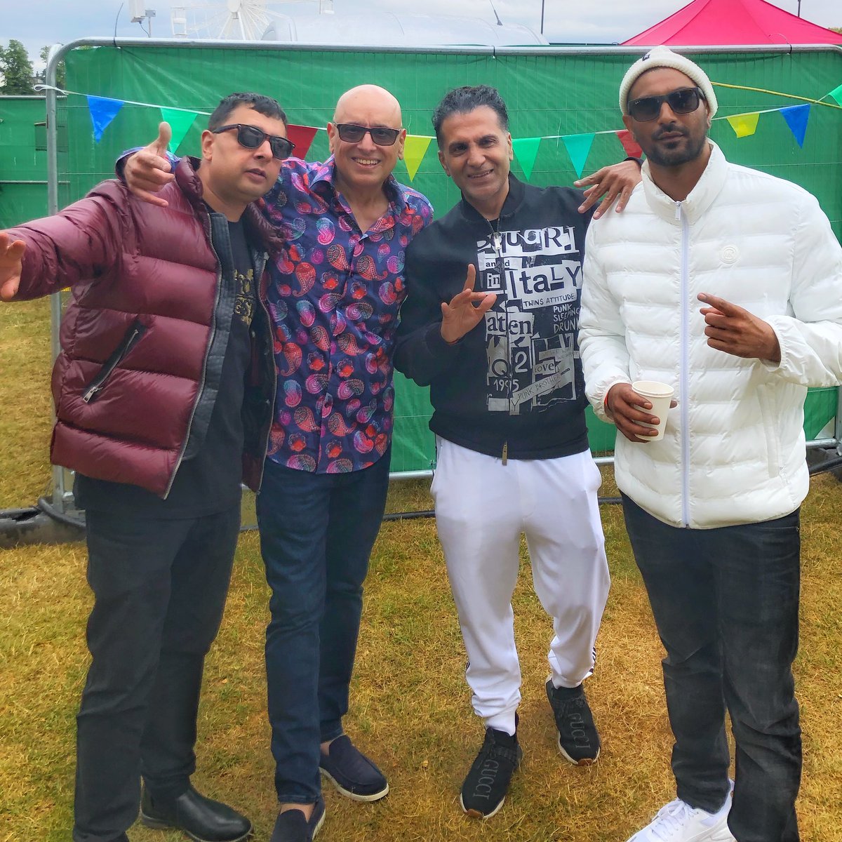 Brothers in arms… the legends; Panjabi MC, Apache Indian &amp; MC Trix