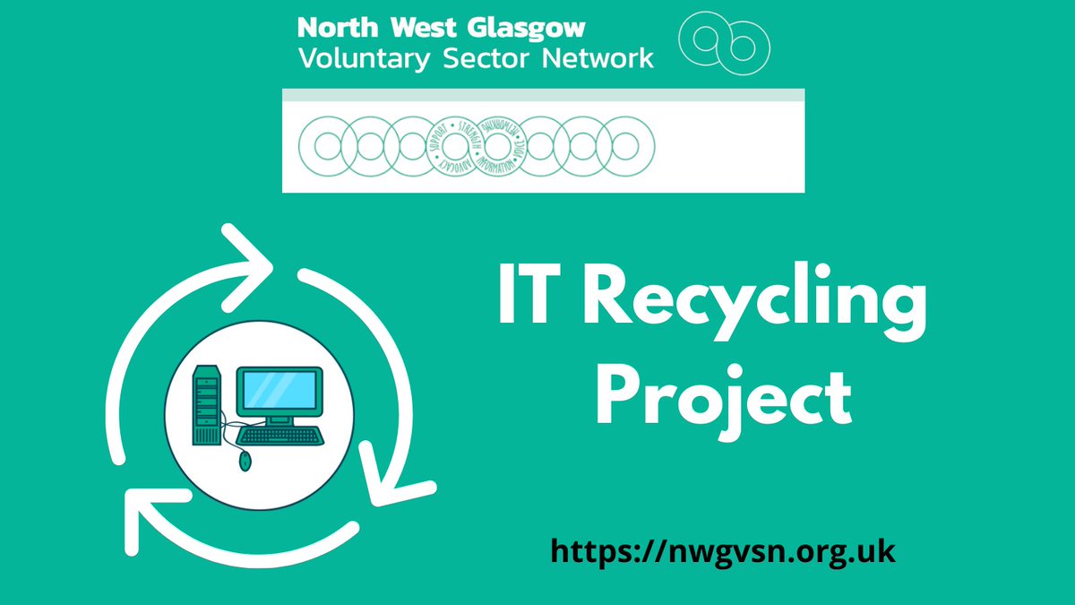 NWGVSN's tweet image. Our IT #Recycling project continues to take referrals for PCs/laptops

If you are a member organisation in #NorthWestGlasgow, please complete the referral form on our website &amp;amp; we'll get back to you as soon as we can.

nwgvsn.org.uk/network-it-rec…