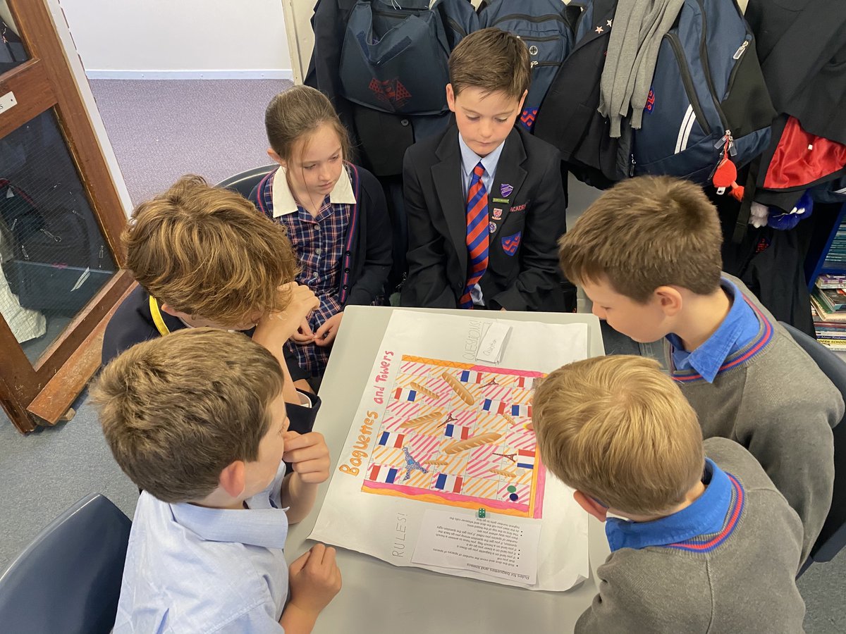 OPS_OratoryPrep's tweet image. Our Year 4 and Year 8 pupils enjoyed some engaging board games last week.

The board games were made by Year 8 and gave all the pupils the opportunity to practise their French. What a fantastic idea!

#OPSLearning #French #Year4 #Year8