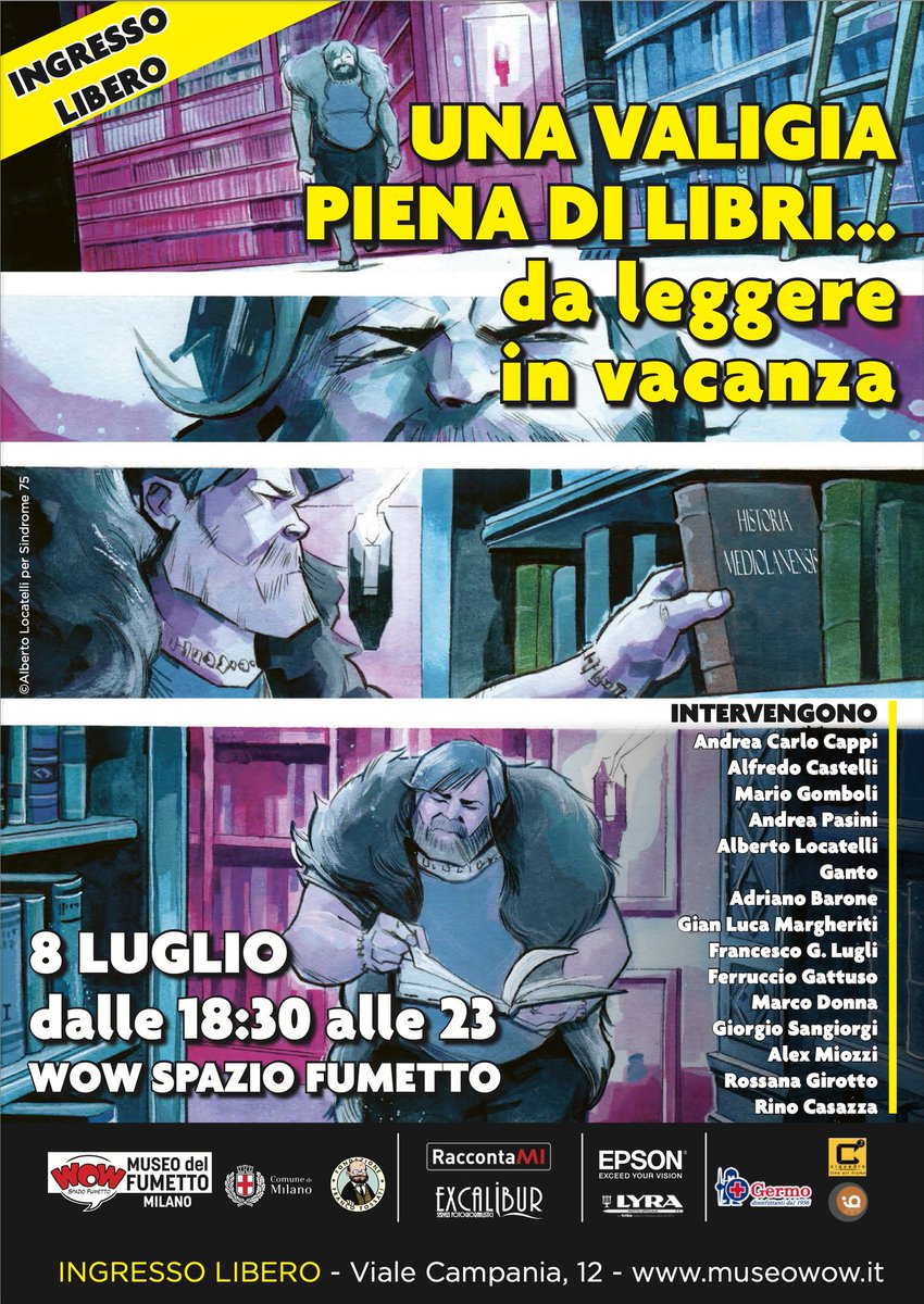 darko bay (@darkokerim) on Twitter photo Venerdì dalle 18:30 sarò al <a href="/museoWOW/">WOW Spazio Fumetto</a> di #Milano per convincervi a mettere in valigia #SwingingSeries la guida alle #serieTV britanniche di culto. Venerdì dalle 18:30 sarò al <a href="/museoWOW/">WOW Spazio Fumetto</a> di #Milano per convincervi a mettere in valigia #SwingingSeries la guida alle #serieTV britanniche di culto.