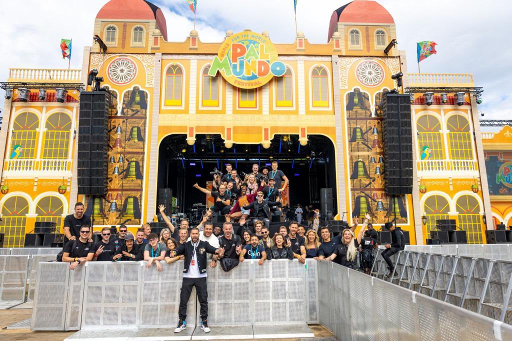 Pal Mundo | The festival, the artist team, the artist touring teams, everyone involved; thank you all! Headliner Coordinator again for some amazing Latin artists. The summer season is let’s say half way there, can’t wait for what’s still coming!