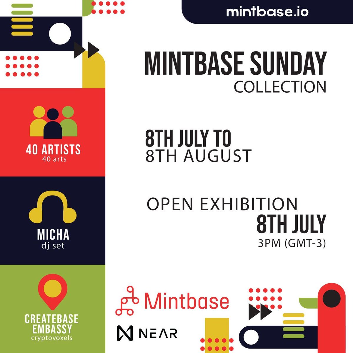 Bitte (@bitteprotocol) on Twitter photo 🧨Next week <a href="/Isa_Danoninho_/">Isa Denoni</a> and <a href="/alemacieira/">AlexandreMacieira</a> will be hosting a vernissage & exhibition at the mintbase #cryptovoxels parcel🧨
come admire the work of 40 selectioned artists who have been part of the #mintbasesunday 🎨🧑🎨👩🎨👨🎨
Take a sneak peak here 👀👀cryptovoxels.com/play?coords=SE… 🧨Next week <a href="/Isa_Danoninho_/">Isa Denoni</a> and <a href="/alemacieira/">AlexandreMacieira</a> will be hosting a vernissage & exhibition at the mintbase #cryptovoxels parcel🧨
come admire the work of 40 selectioned artists who have been part of the #mintbasesunday 🎨🧑🎨👩🎨👨🎨
Take a sneak peak here 👀👀cryptovoxels.com/play?coords=SE…