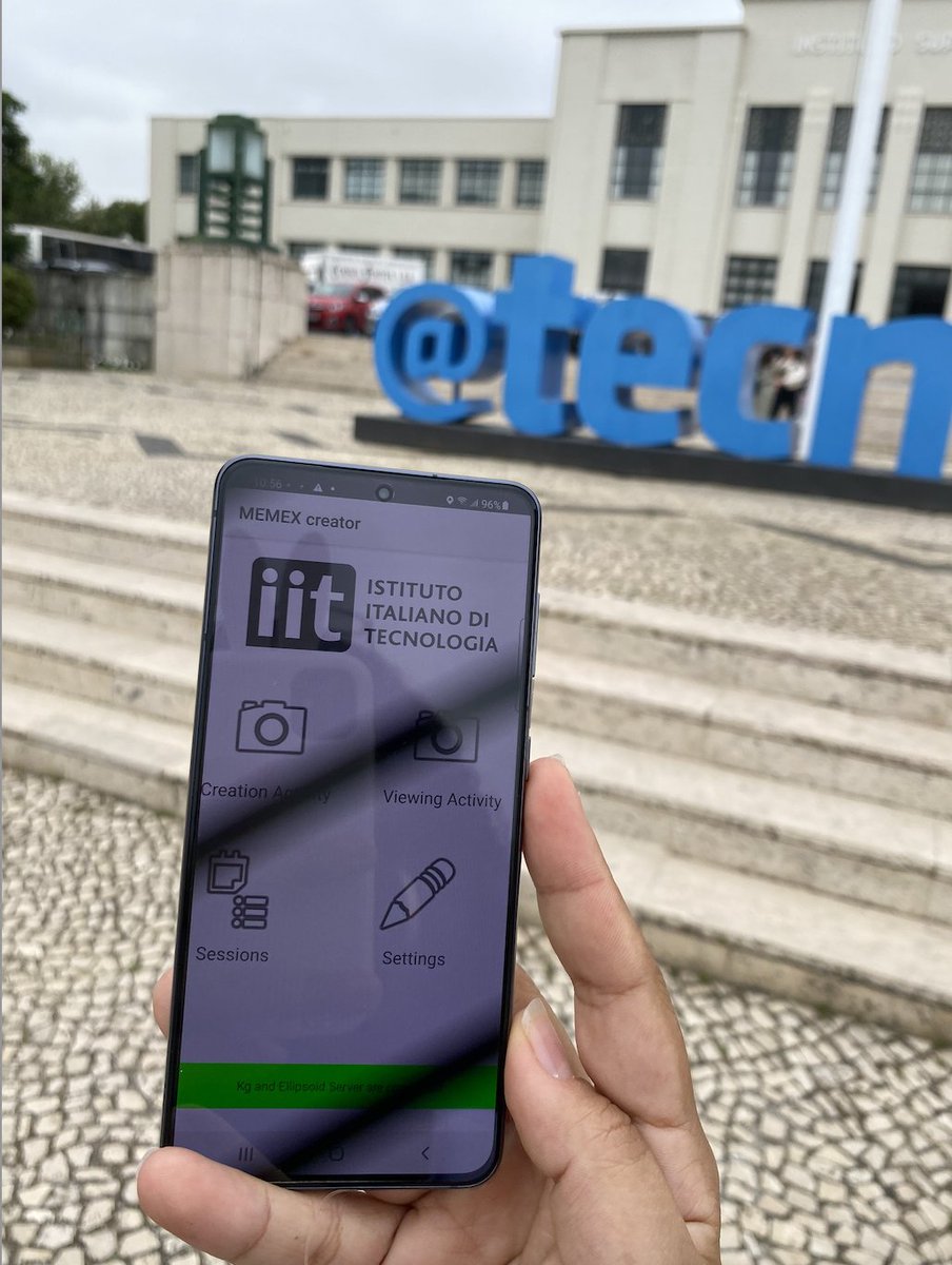 MemexProject's tweet image. 📱🤳Kicking off our consortium meeting today in @istecnico with MVP3 testing focusing on #AR 
#MEMEXApp #EUProject 
@CORDIS_EU