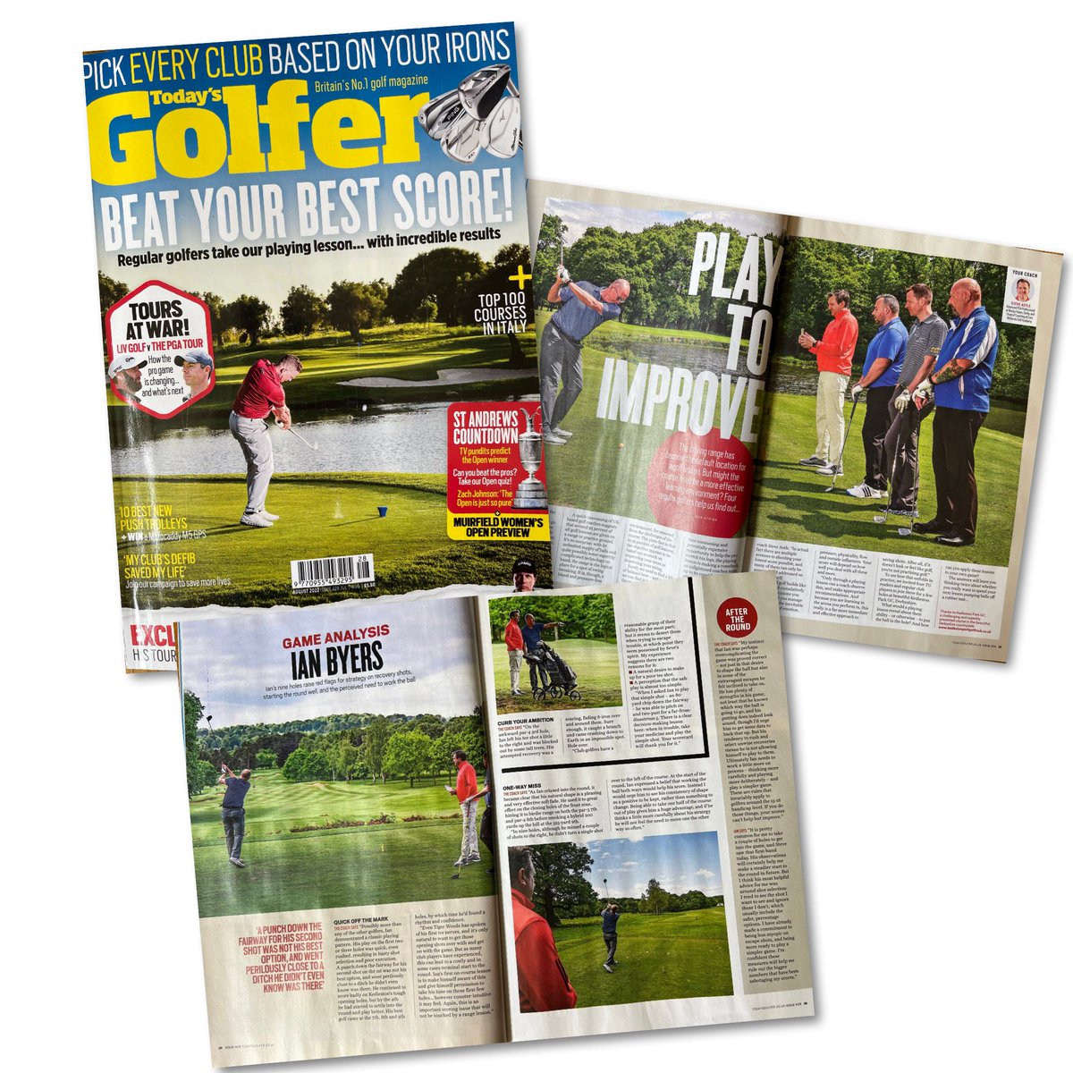 ianbyers's tweet photo. Get yourself a copy of @TheTodaysGolfer magazine and read how @steveastlegolf helped us improve our game with an on course lesson at @Kedleston_Park ⛳️ https://t.co/kNEyGJH1jn