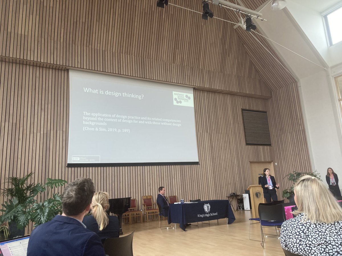 Loved hearing about the potential of #designthinking from Kim Wyatt @warwickschool and <a href="/BoKelestyn/">Dr Bo Kelestyn</a> <a href="/WarwickBSchool/">WBS</a> including a project with our fab friends <a href="/Kissingitbetter/">Mahlangu</a> <a href="/FutureFwdHQ/">Future Fwd</a> #enablingnextgen