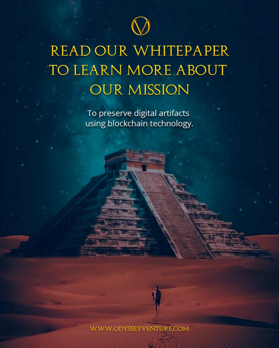 odyssey_venture's tweet photo. Our project offers multiple engagement modes for our visitors including entertainment,
learning, gaming, purchasing, trading, and community. 

Visit our website to learn more:
https://t.co/853b11IPCk

#museum #chicagomuseum #artifacts #ancient #nftdrop #ancientartifacts #crypto https://t.co/4DuA3QhDvH