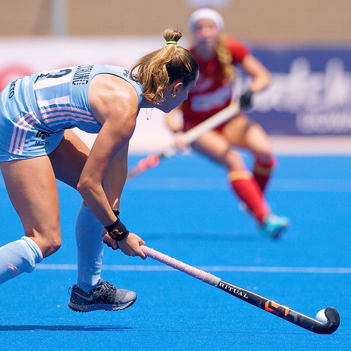 Off the mark at the World Cup in Terrassa for <a href="/poytoccalino/">Poy Toccalino</a> and Argentina. 🇦🇷 🔥 

#worldcup #fihworldcup #teamritual #ritualhockey 

📸- <a href="/WorldSportPics_/">WorldSportPics</a>
