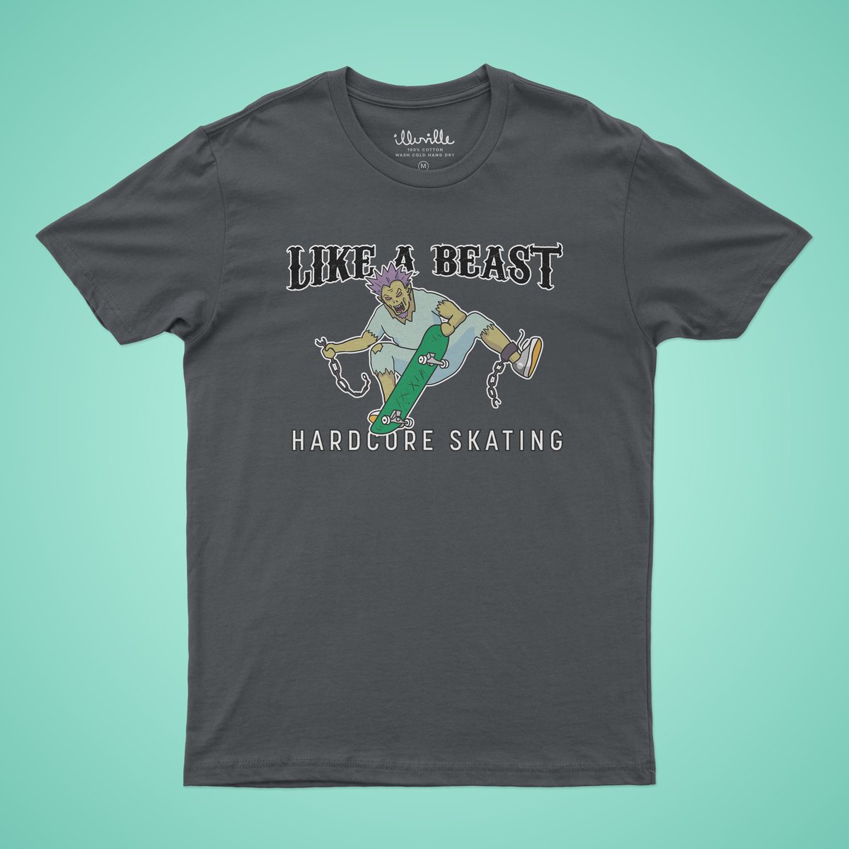 illuville's tweet photo. Skate like a unchained beast 🛹����
Buy this and more @ https://t.co/rXPfGW5U8u

#skateboard #zombie #unchained #beast #sk8 #teeshirt #streetwear #skatestyle #printsanddrawings https://t.co/3TryMmxPyO