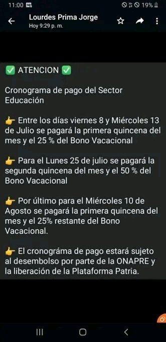 En qué parte del contrato colectivo dice qué las vacaciones se pagan por partes y después de la segunda quincena de julio? Le preguntó a las federaciones si están de acuerdo con eso