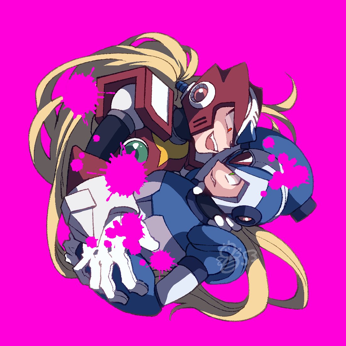 ゼロ(ロックマン) 「#ZEROXdeアクキー交換会
アクキーの絵で描いたつもりになる(原稿中) 」|85(8ω8*)のイラスト