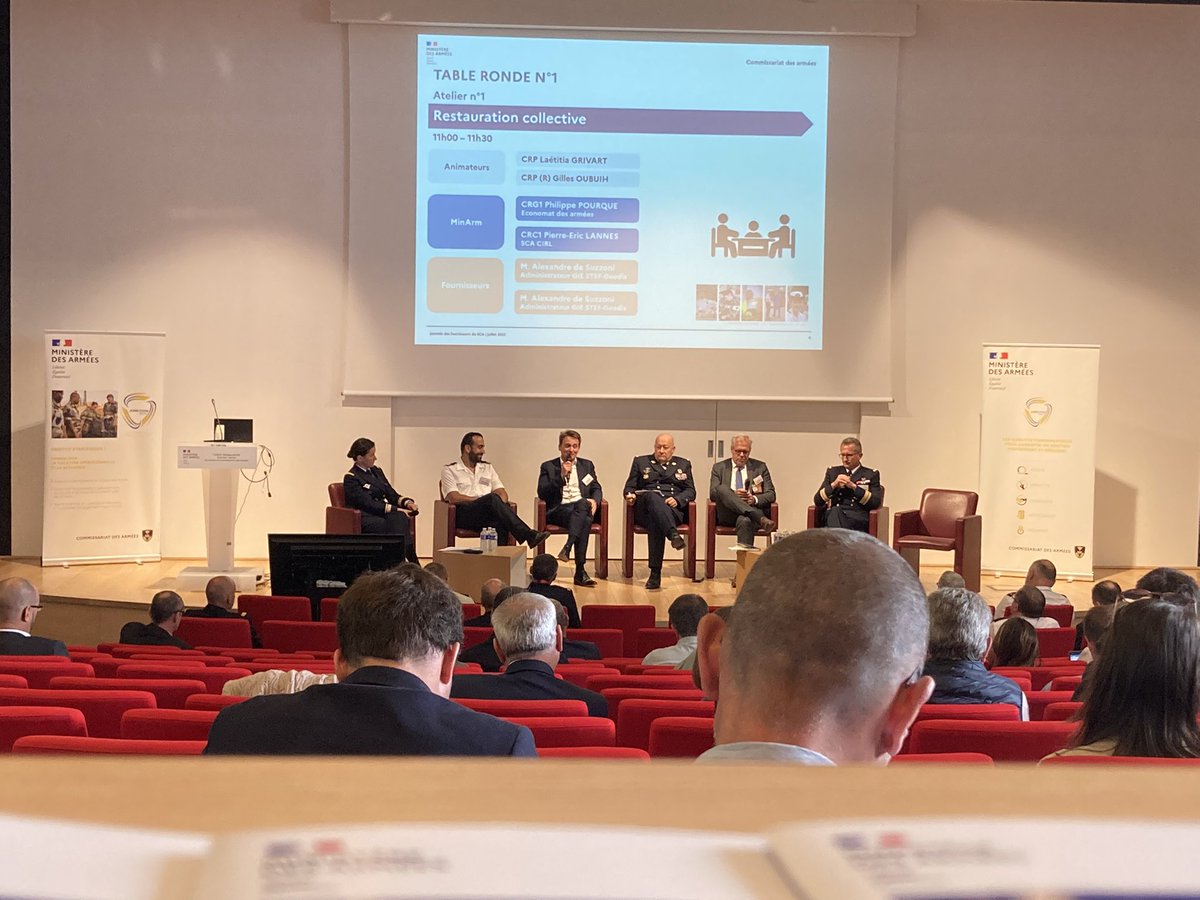 SCArmees's tweet image. #forumfournisseurs Résilience : un impératif pour le @SCArmees et ses fournisseurs. Plans de continuité, adaptation, transparence, alliés essentiels pour la restauration, l’affrètement et l’habillement. @GEODIS_Group @Elior_France @DGA @BolloreLog @lisalaposte #dci #leominor