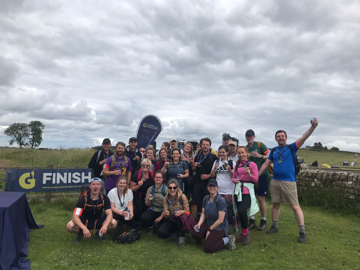 EmmaNallen1's tweet photo. 70,000 steps and 26 miles of trekking later, we completed the Hadrian's walk trek, whilst raising money for an amazing cause with incredible people, keep those donations coming🥰 
@clearchanneluk
 
@UbiquitousTaxis
  
@AlightMediaUK
 
@global
 
@TalonOOH 
https://t.co/QFLV6E3Byh https://t.co/eHNy5phX50