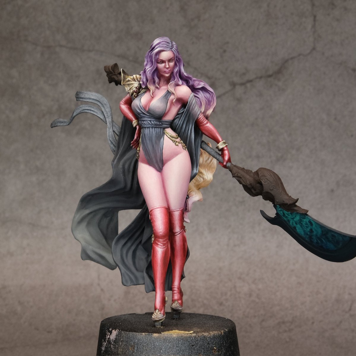 yokaiminip's tweet photo. Nocturna Models : Hades - WIP 5
NMMの流れで武器始めちゃったけど布先に仕上げるかな
#ノクターナモデル #nocturnamodels #ボークス #vkm #ファレホ #筆塗り #ミニチュア #wip https://t.co/9OtuqF95P6
