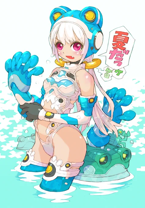 まだなにかと不慣れな水陸両用ちゃん 換装中 