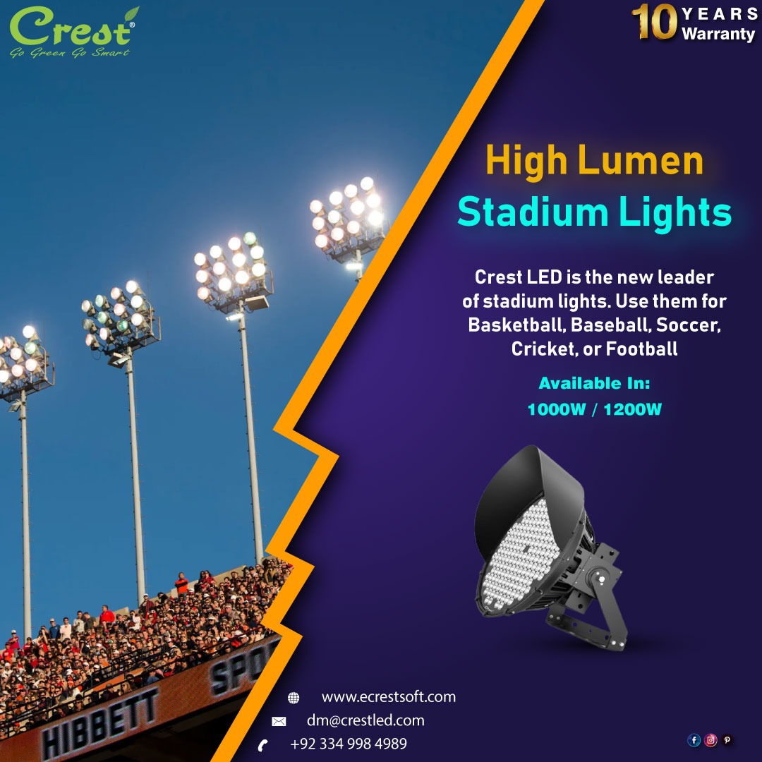 PakCrest's tweet image. High Lumen Stadium Lights
Here you can get:crestled.com/c/led-lights/l…

#HighLumenStadiumLights #LEDTubeLights
#LEDSlimPanelLight 
#LEDLightsManufacturer
#slimpanellight #crestled #crestpak
#ecrestsoft #homeautomation
#visionsystemuae