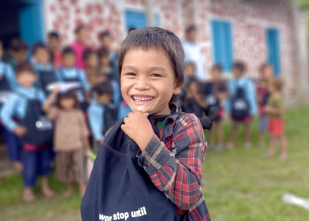 What a gorgeous photo! We’ve been making the most of a break from the rainstorms to deliver educational bursaries to children in remote schools in Makwanpur. It’s thanks to your donations that we are able to provide these bursaries and keep children safe in school ❤️❤️❤️.
