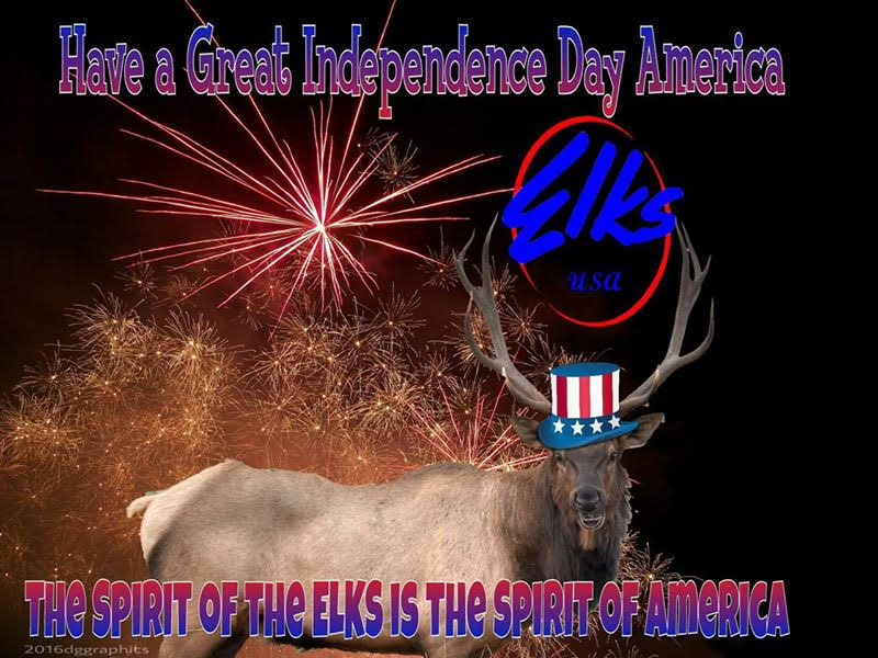 Happy 4th of July!

Have a Great Independence Day, America --

The Spirit of the Elks is the Spirit of America!

@elksvetsservice @ElksNtnlFndtn
#njelks #elkscareelksshare #warrennj #4thofjuly #happy4thofjuly #independenceday