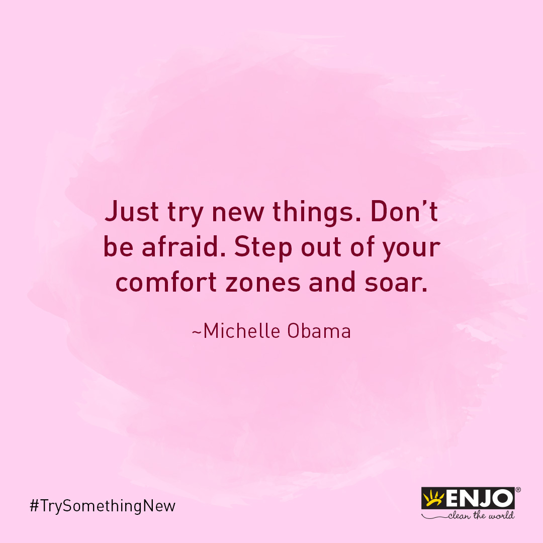 #MondayMotivation #ENJOlife #TrySomethingNew