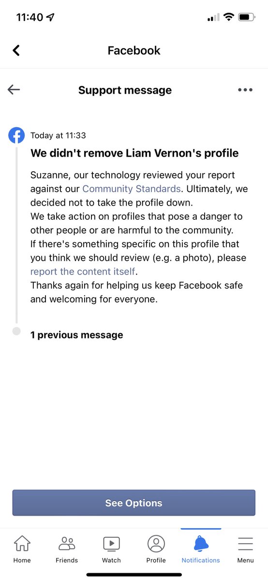 KidneysCOUNT's tweet photo. Wow @facebook you are practically supporting these pieces of scum!!
Even when we report scammers to you on @facebookmarkett this is your response! Please help @BBCWatchdog @MartinSLewis @MoneySavingExp many people getting scammed including myself!!
@WitchNextDoor. https://t.co/WBlpIH5amZ