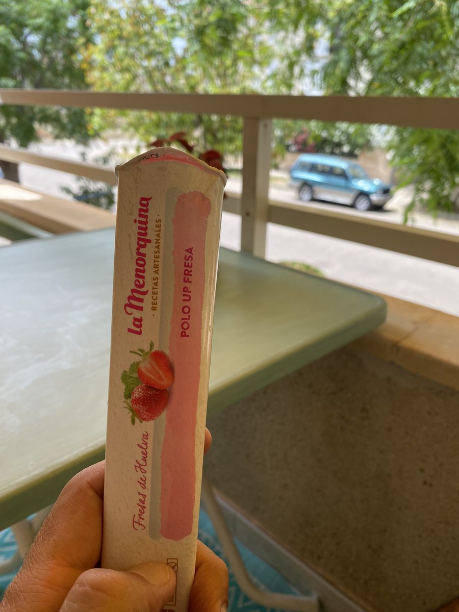 El mejor polo de fresa que he probado