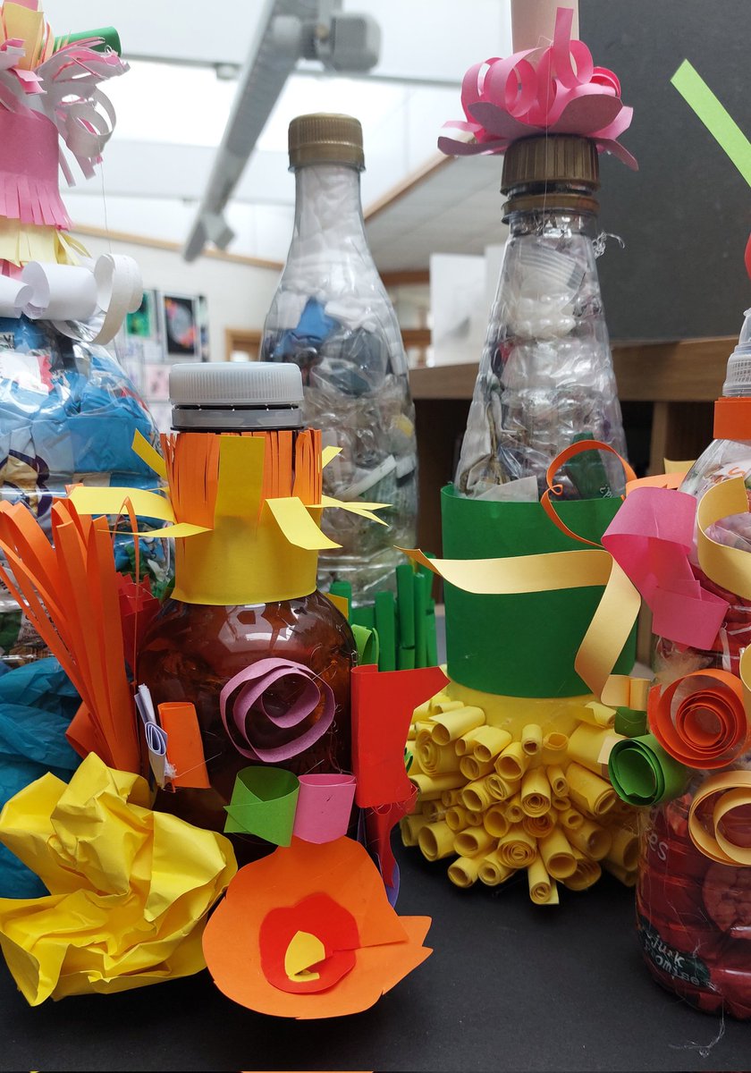 ArtsNHS's tweet photo. Our bottle coral reef is taking shape as we build an awareness of the plight of our oceans and the creatures that inhabit it. We are using bottles collected by the eco team @ArtsNHS @NorthamptonHigh #wecancreate #art #sculpture https://t.co/wHuLaxxUEJ