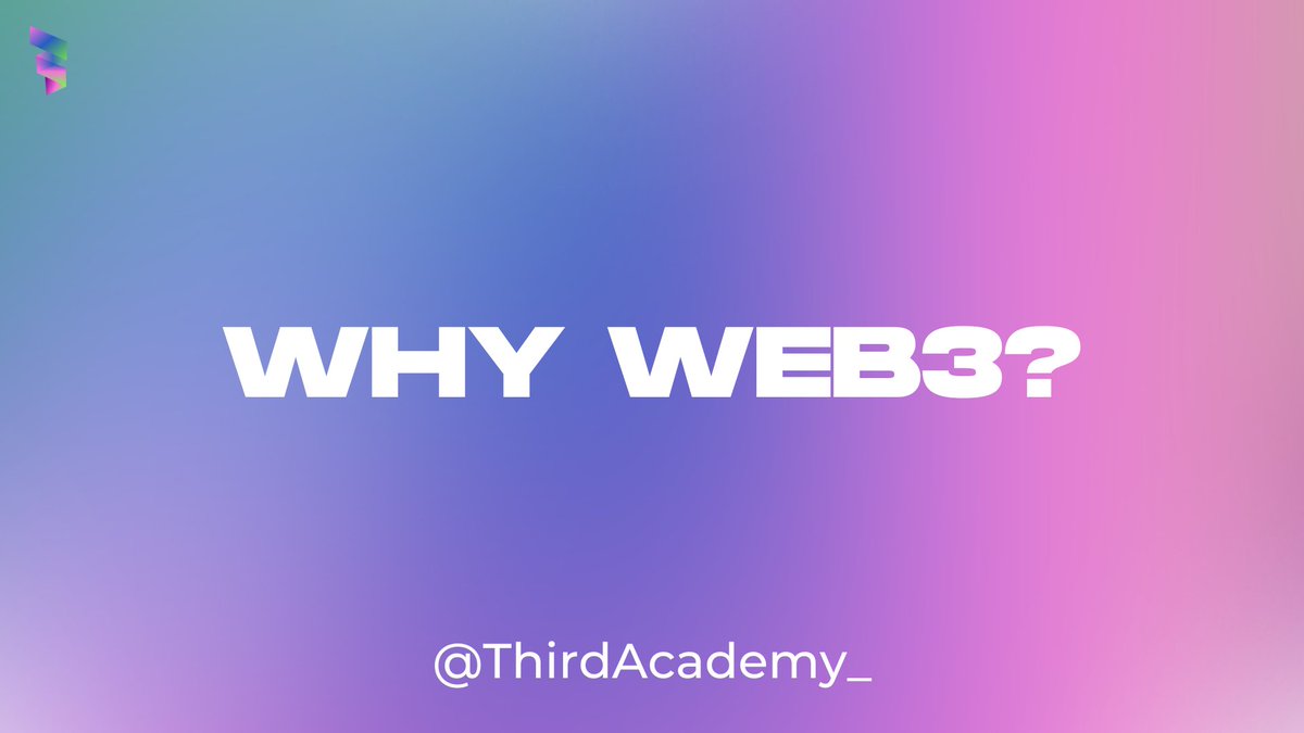Pravar (@0xpravar) on Twitter photo Web 3.0 is much hyped and hotly debated. Some say it is next generation of internet. For many it as a trillion dollar opportunity. For its proponents it is all this and much more - a movement! 
Here is why I am fascinated by this new world 🧵
#Web3 Web 3.0 is much hyped and hotly debated. Some say it is next generation of internet. For many it as a trillion dollar opportunity. For its proponents it is all this and much more - a movement! 
Here is why I am fascinated by this new world 🧵
#Web3
