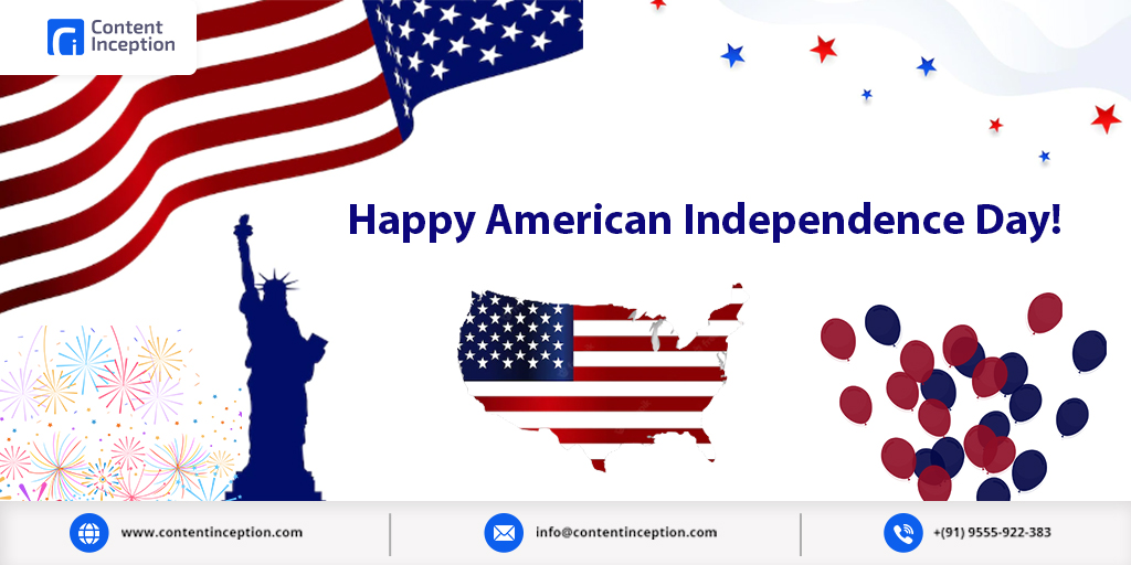 ContentInceptn's tweet photo. Wishing all our American brothers and sisters a Happy Independence Day!!
#AmericanIndependenceDay #IndependenceDay2022 #USAIndependenceDay #independencedaywishes #contentinception https://t.co/u4nU8OldNR