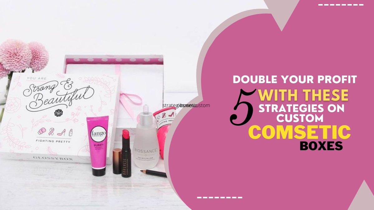 ElizaBarry545's tweet image. Double your profit with these 5 strategies on custom cosmetic boxes

bit.ly/3OIO9ne
#cosmeticboxes #customboxes #makeupboxes #cardboardboxes