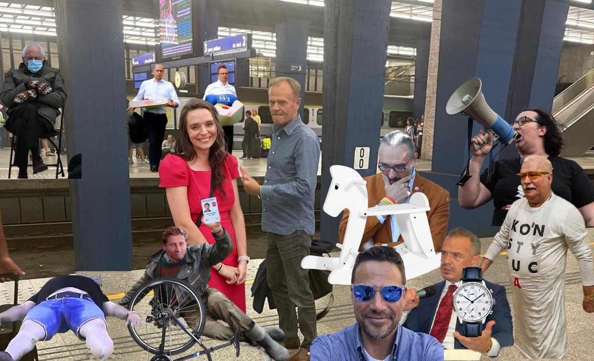 Tymczasem na peronie 😜