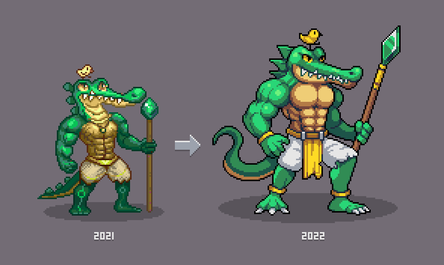 yiyepixel's tweet image. #pixelart 
It&apos;s been a year since I joined the pixel art community on Twitter. I have made great progress this year. Everyone in the pixel art community is very kind.Thanks everyone🥰🥰🥰🥰🥰🥰🥰🥰