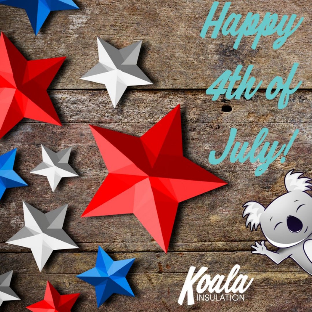 KoalaGRMichigan's tweet photo. Happy 4th of July from all of us at Koala Insulation of Grand Rapids. https://t.co/aBhR6lWaTu