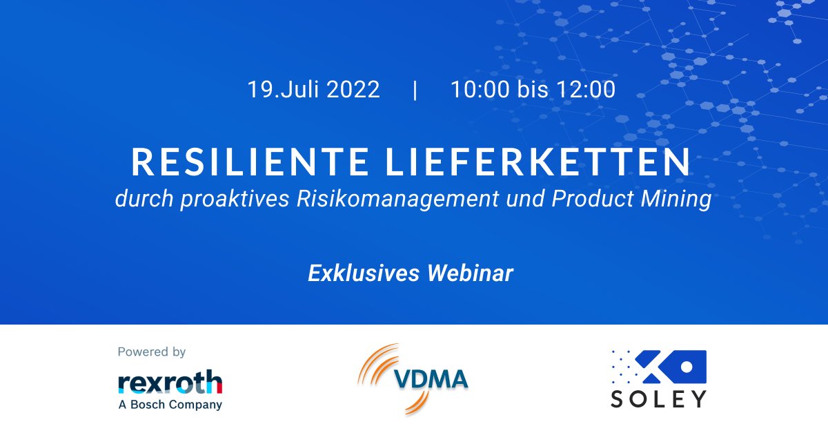 Wie stellt sich Ihr Unternehmen auf ein zunehmend volatiles Geschäftsumfeld ein? #Lieferengpässe, #Rohstoffknappheit, #Energiepreise...

Im VDMA Webinar erfahren, wie Bosch Rexroth die Lieferantenbasis absichert &amp; die Angriffsfläche reduziert: hubs.la/Q01g61q70
