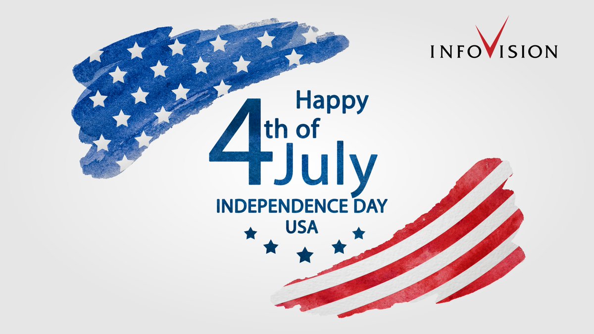 infovision_inc's tweet photo. We toast to the spirit of democracy and nationhood, wishing everyone a Happy Independence Day. 

#InfoVisionInc #AccelerateDigital #4thofjuly #Independenceday #USIndependence https://t.co/piDPHH5D3S