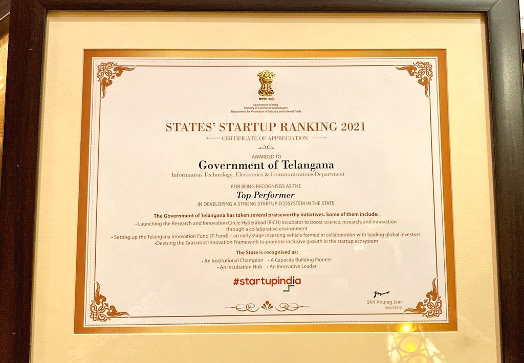 Startup Telangana tweet media