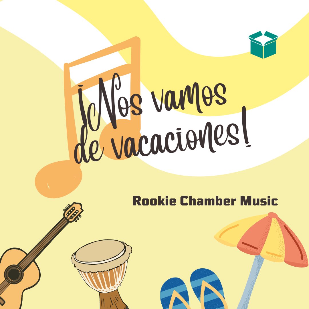 ¡Nos vamos de vacaciones!, debemos descansar porque lo que viene el proximo año es muy grande.

Próximamente tendréis novedades en nuestras RRSS.

¡Música para el verano! 🎶🎼🎸🥁🎵